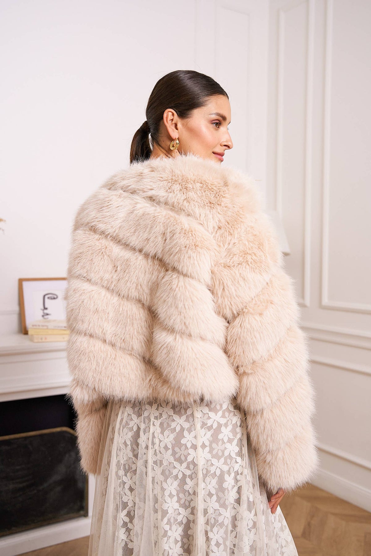 The Paula Short Faux Fur Jacket