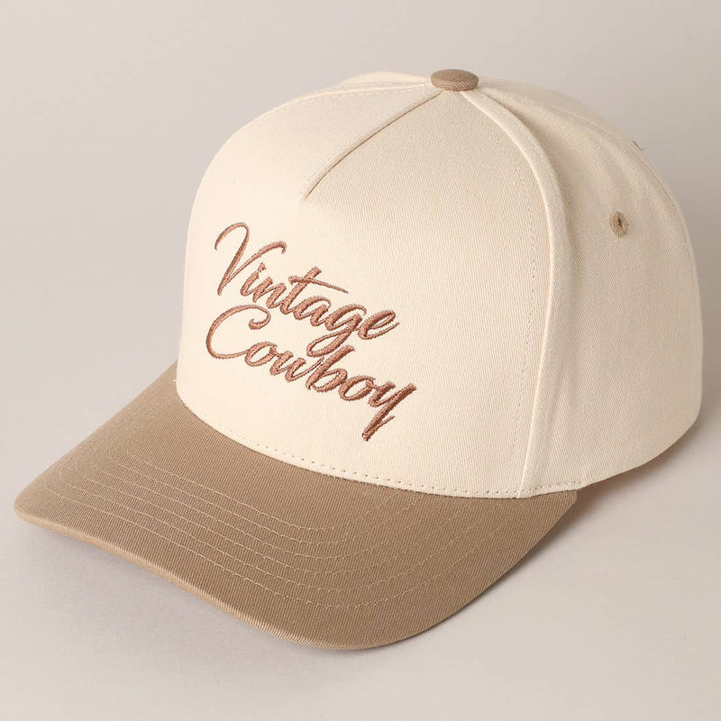 The Vintage Cowboy Baseball Hat