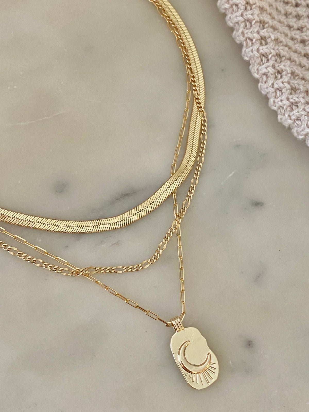 The Figaro Layering Chain Necklace