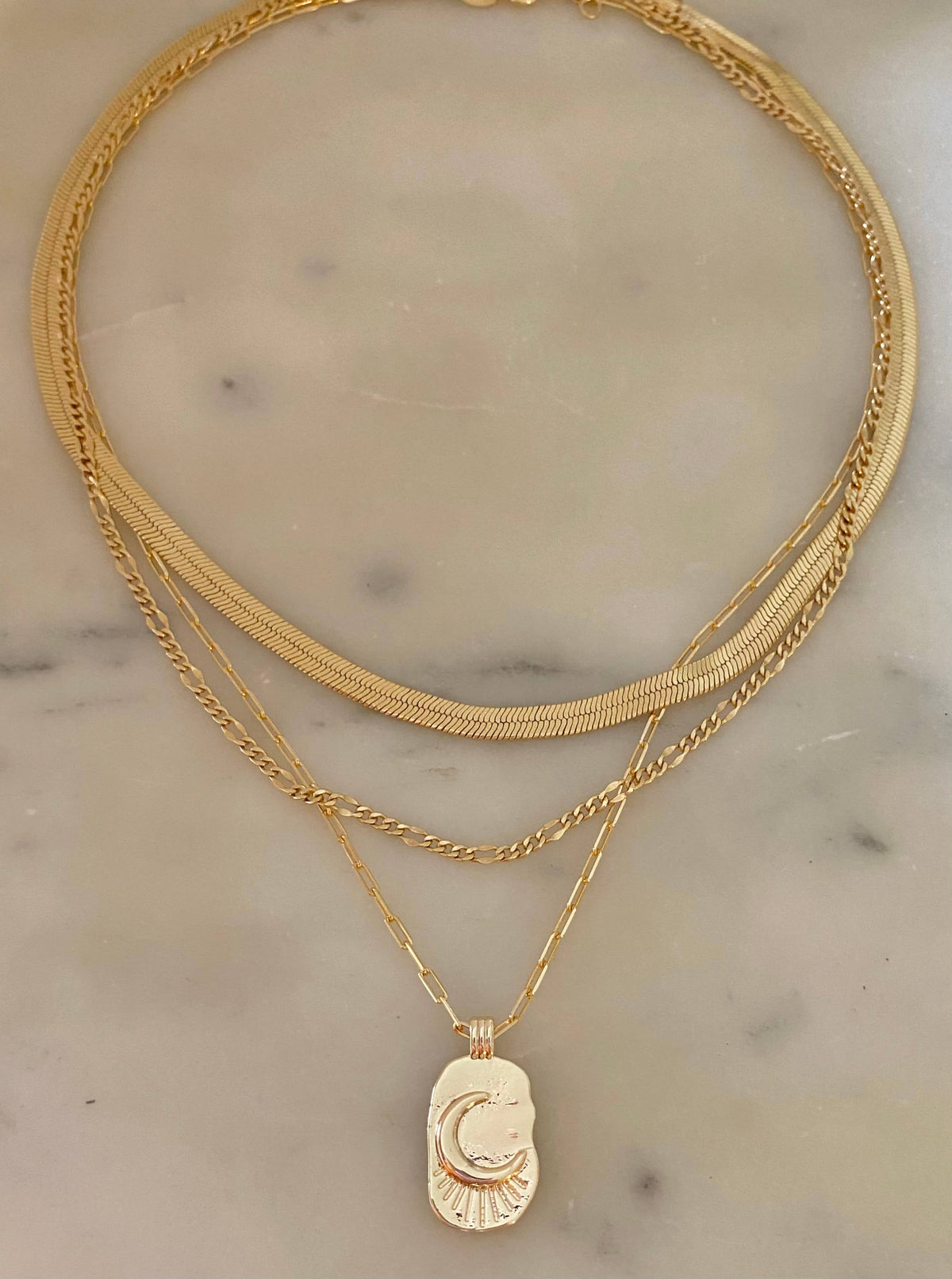 The Figaro Layering Chain Necklace
