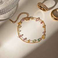 The Natural Stone Double Layered Bracelet