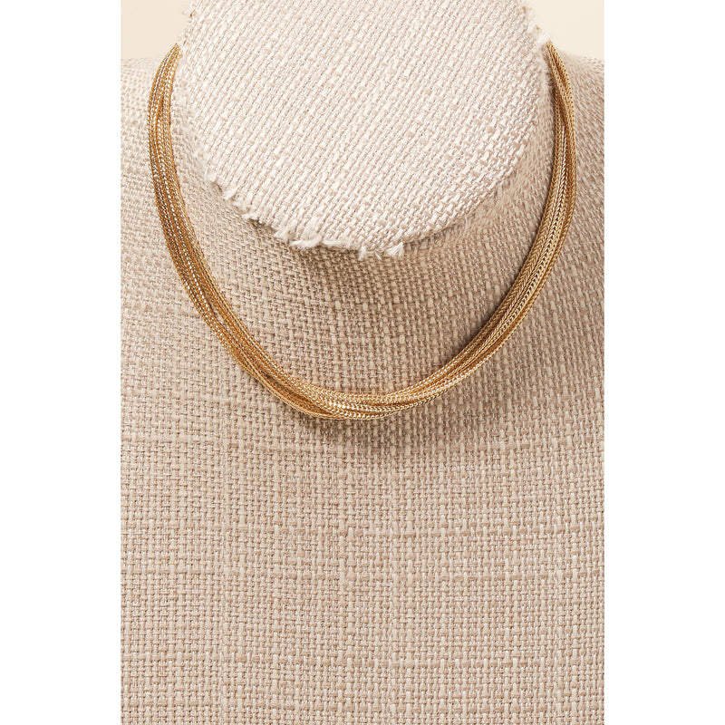 The Layered Dainty Box Chain Necklace