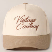 The Vintage Cowboy Baseball Hat