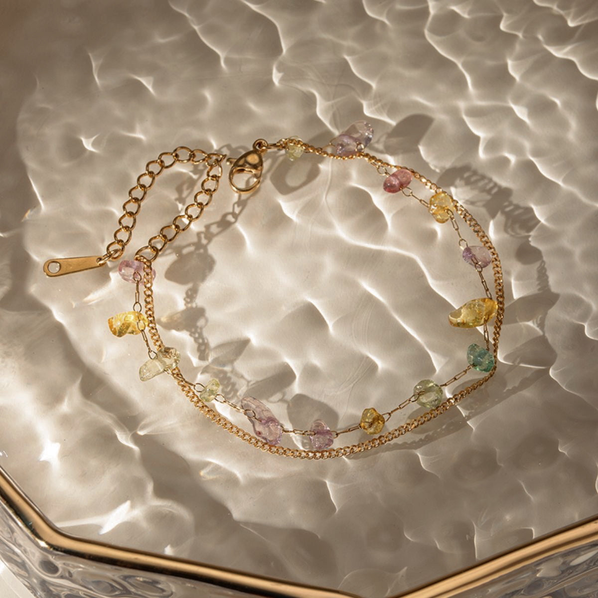 The Natural Stone Double Layered Bracelet