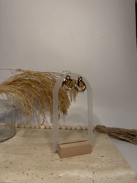 The Double Hoop Door Knocker Earrings