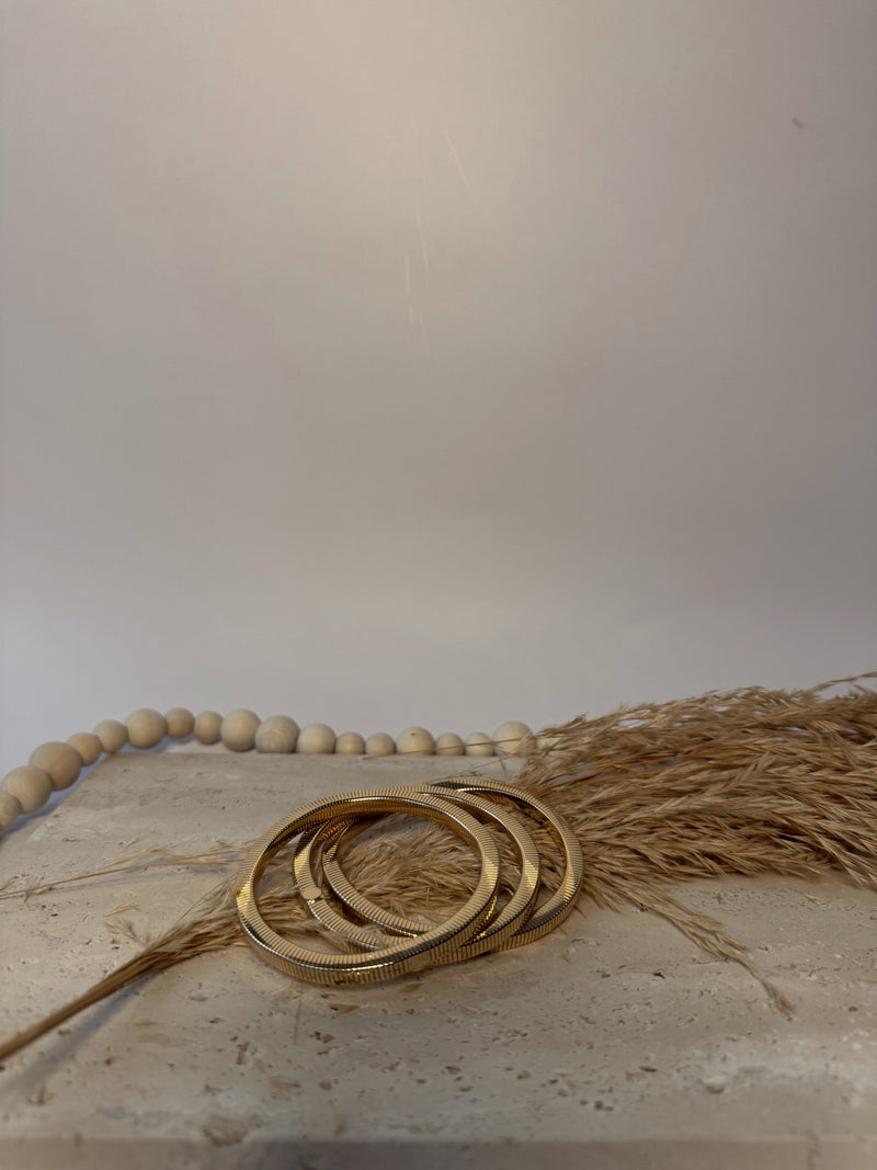 The Snake Stretch Chain Bracelet Set