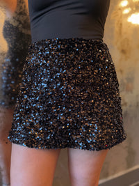 The Late Night Sequin Mini Skort