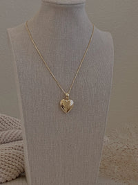 The Heart Locket Charm Pendant Necklace