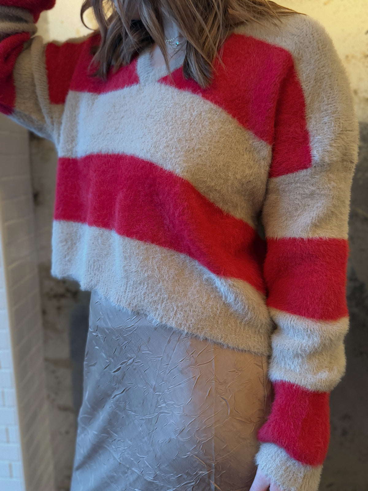 The Candy Knit Striped Sweater