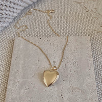The Heart Locket Charm Pendant Necklace