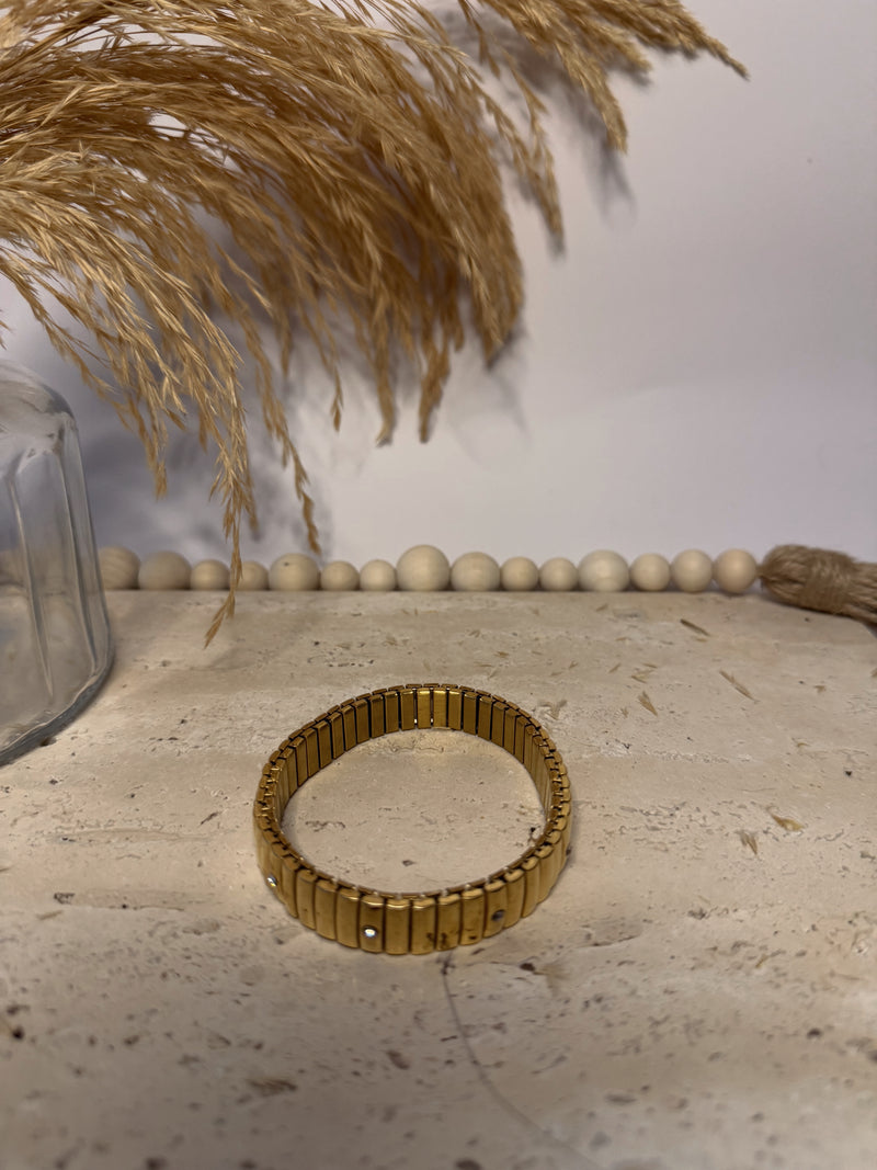 The Rhinestone Studded Elastic Bracelet
