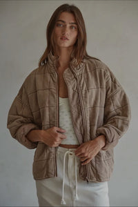 The Kenna Quilted Washed Jacket