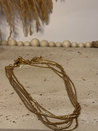 The Layered Dainty Box Chain Necklace