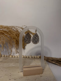 The Beaded Tear Dangle Hook Earrings