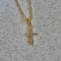 The Cross charm necklace