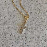 The Cross charm necklace